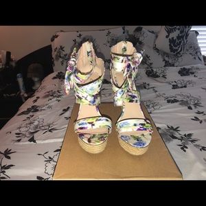 Beautiful Floral Heels